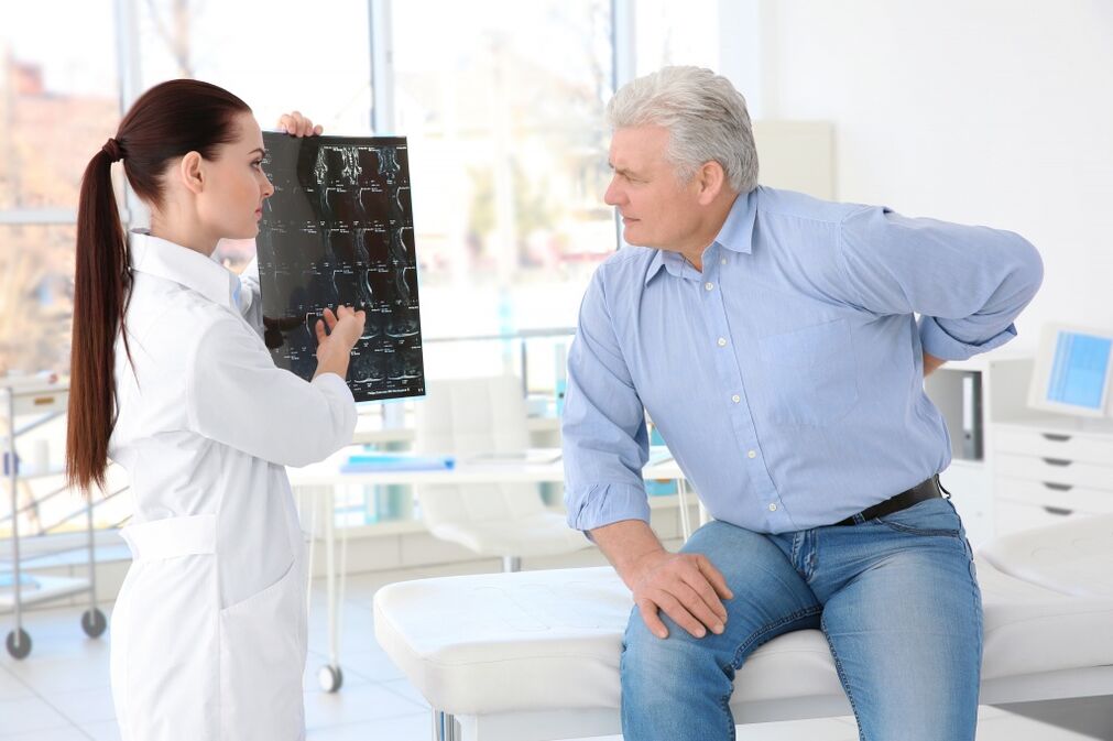 Osteochondrosis of thoracic spine