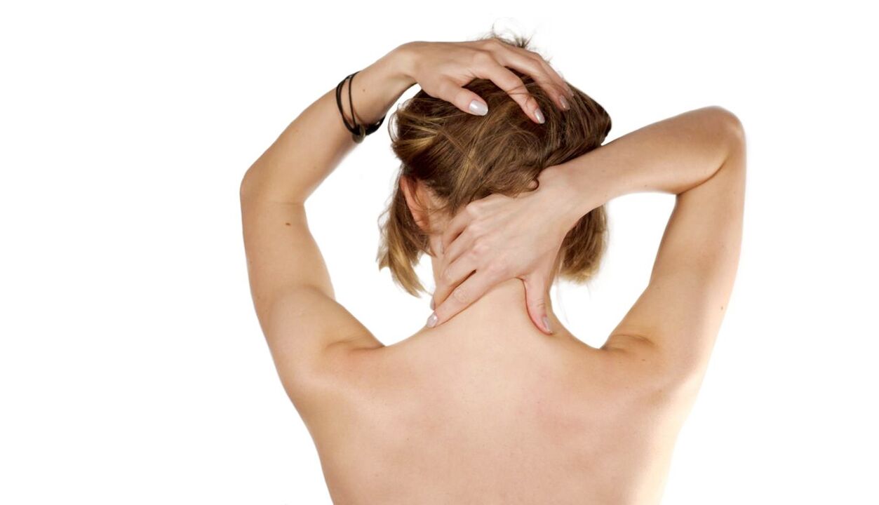 neck self-massage in osteochondrosis