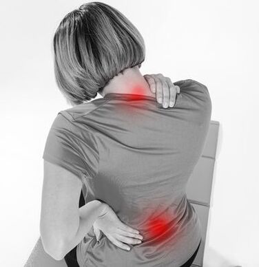 Neck pain and in the lower back